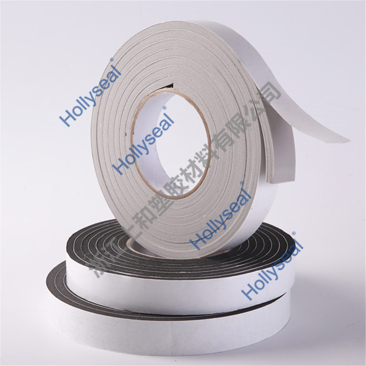 Hollyseal?閉孔pvc隔熱泡棉膠帶 厚度1mm~25mm，密度110kg/m3~500kg/ m3