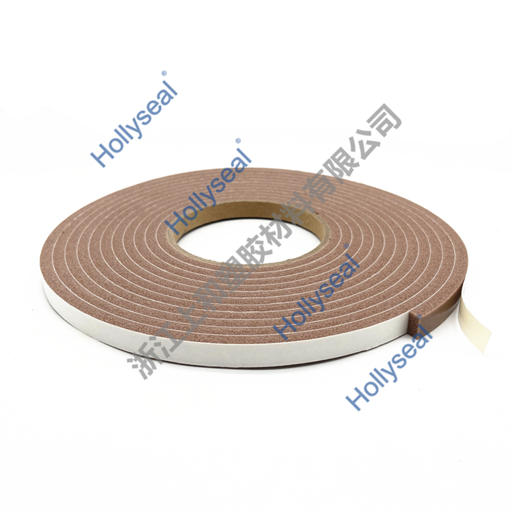Hollyseal?閉孔PVC自粘泡棉膠帶 厚度1mm~25mm，密度110kg/m3~500kg/ m3
